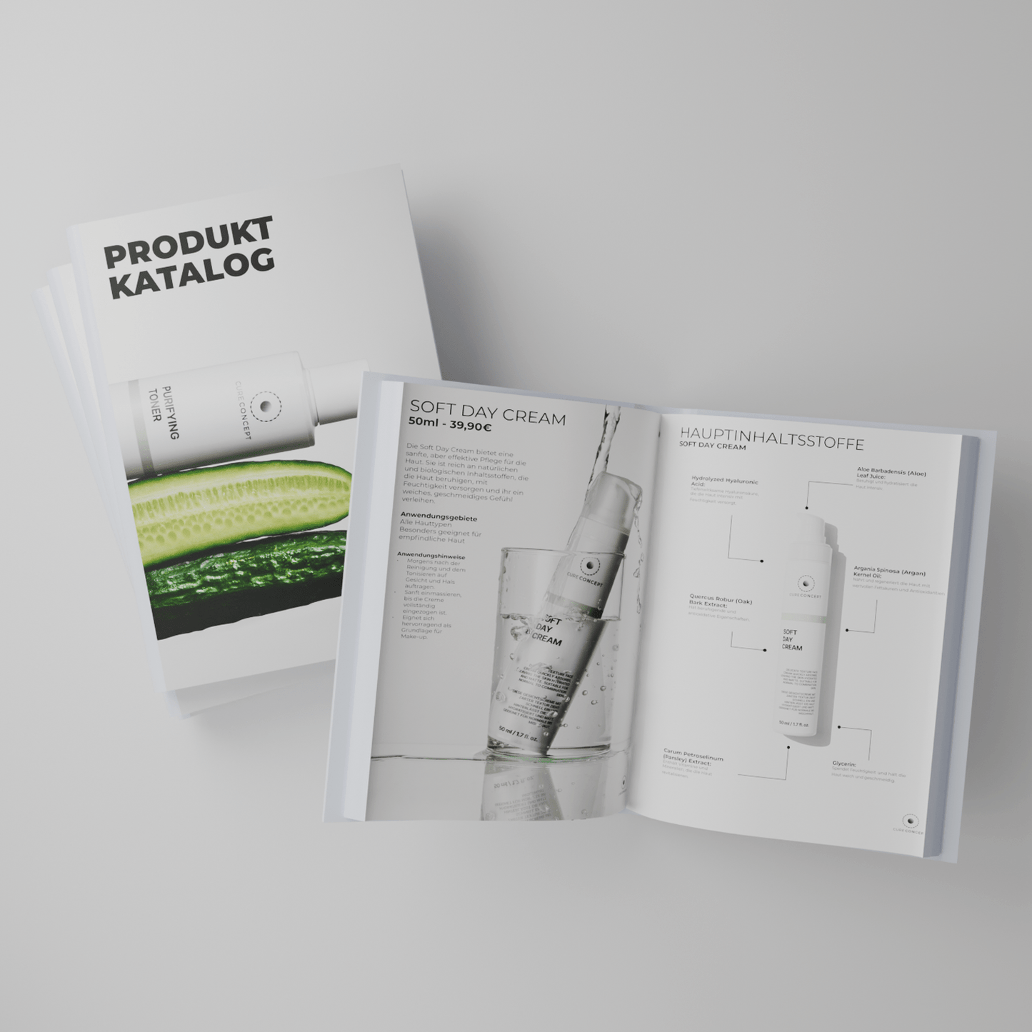Endkunden - Katalog für Kosmetikstudios 1 Stück - Cure Concept