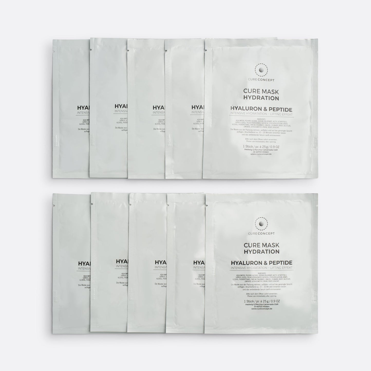 Hydration Mask - Hylaruon & Peptide Sheet Mask - Cure Concept