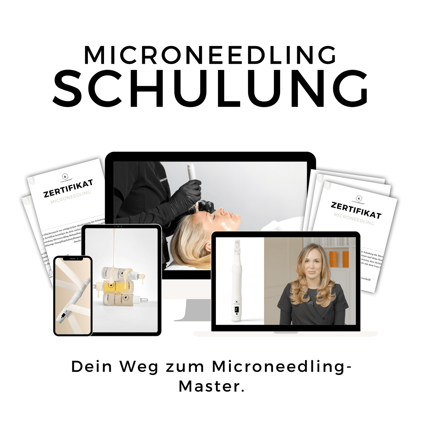 Microneedling Online Schulung - Cure Concept