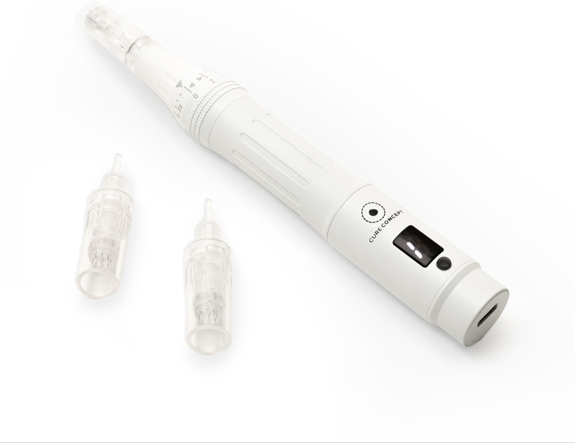 Microneedling Pen mit Lichttherapie - Cure Pen - weiß - Cure Concept
