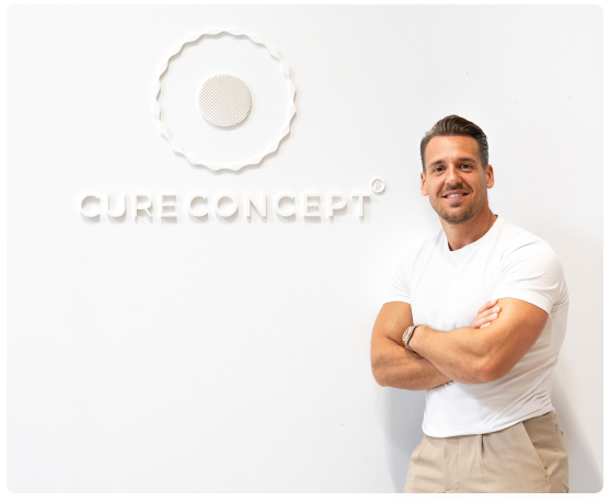 - Demis Perchia Calcerrada, Geschäftsführer Cure Concept GmbH
