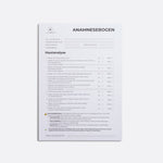 Anamnesebogen - Block DIN A4 (50 Blatt) – Microneedling, Aquafacial & Säurepeeling - Cure Concept