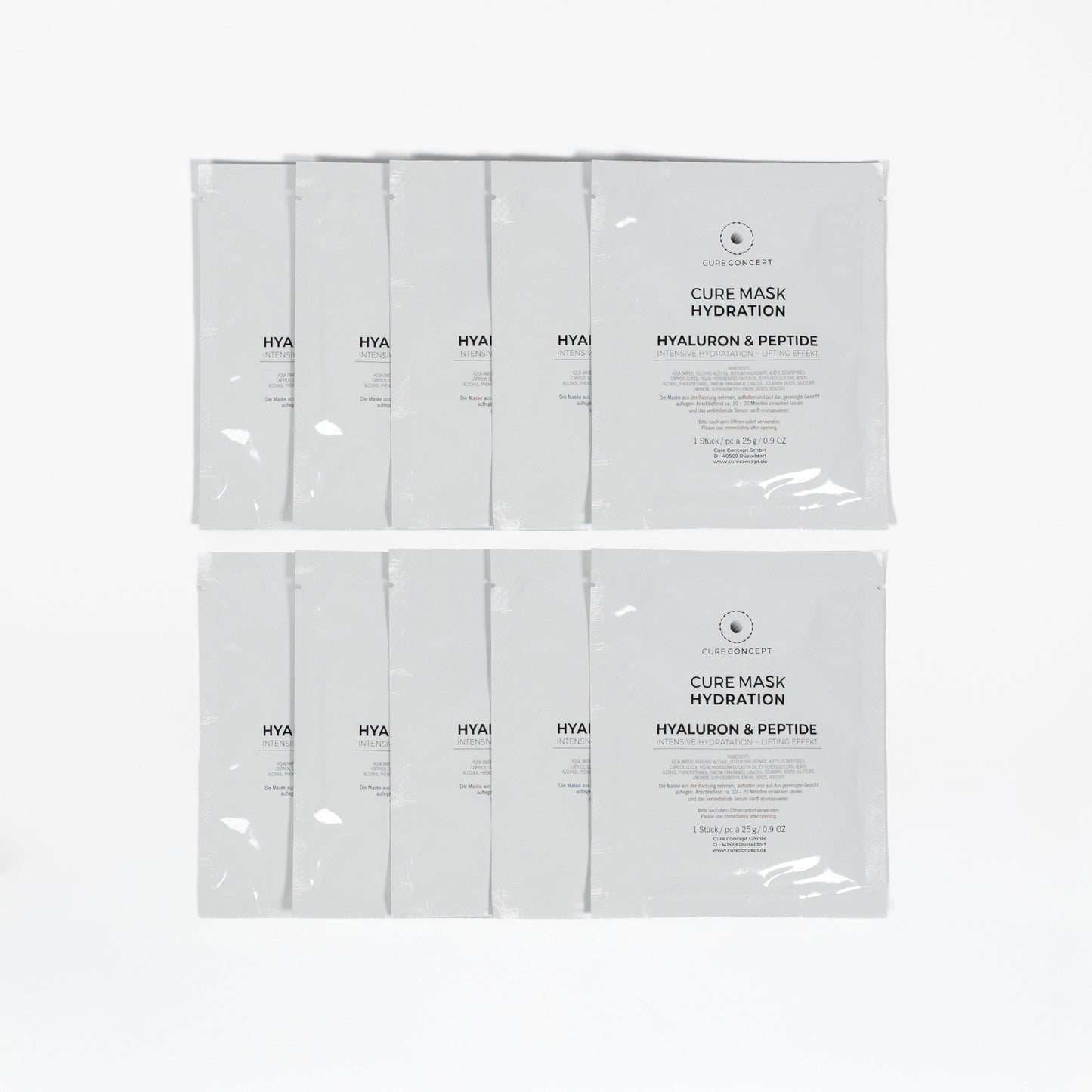 Hydration Mask - Hyaluron & Peptide Sheet Mask - Cure Concept