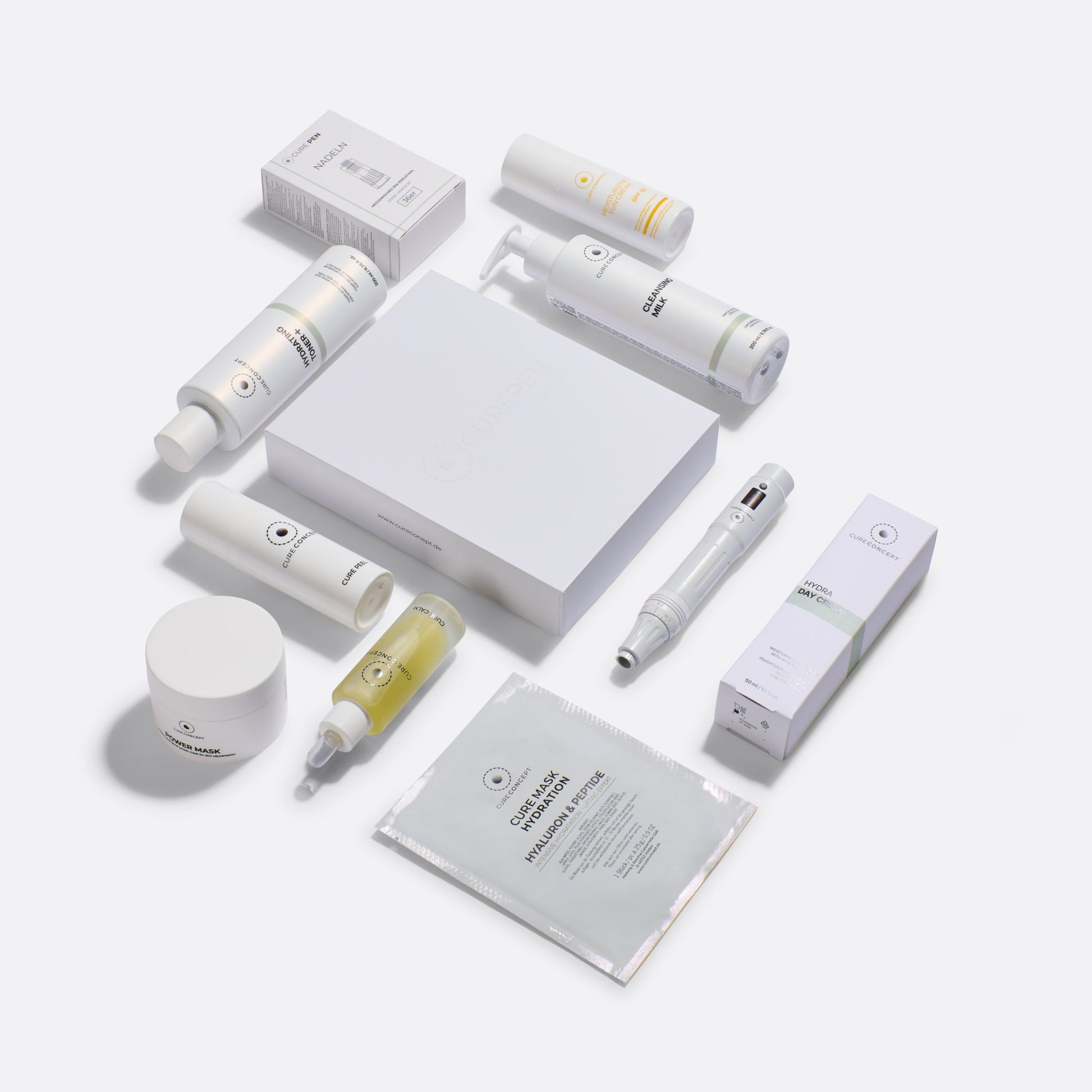 Kombi Starterset Microneedling und Aquafacial inkl. Cure Pen - Cure Concept