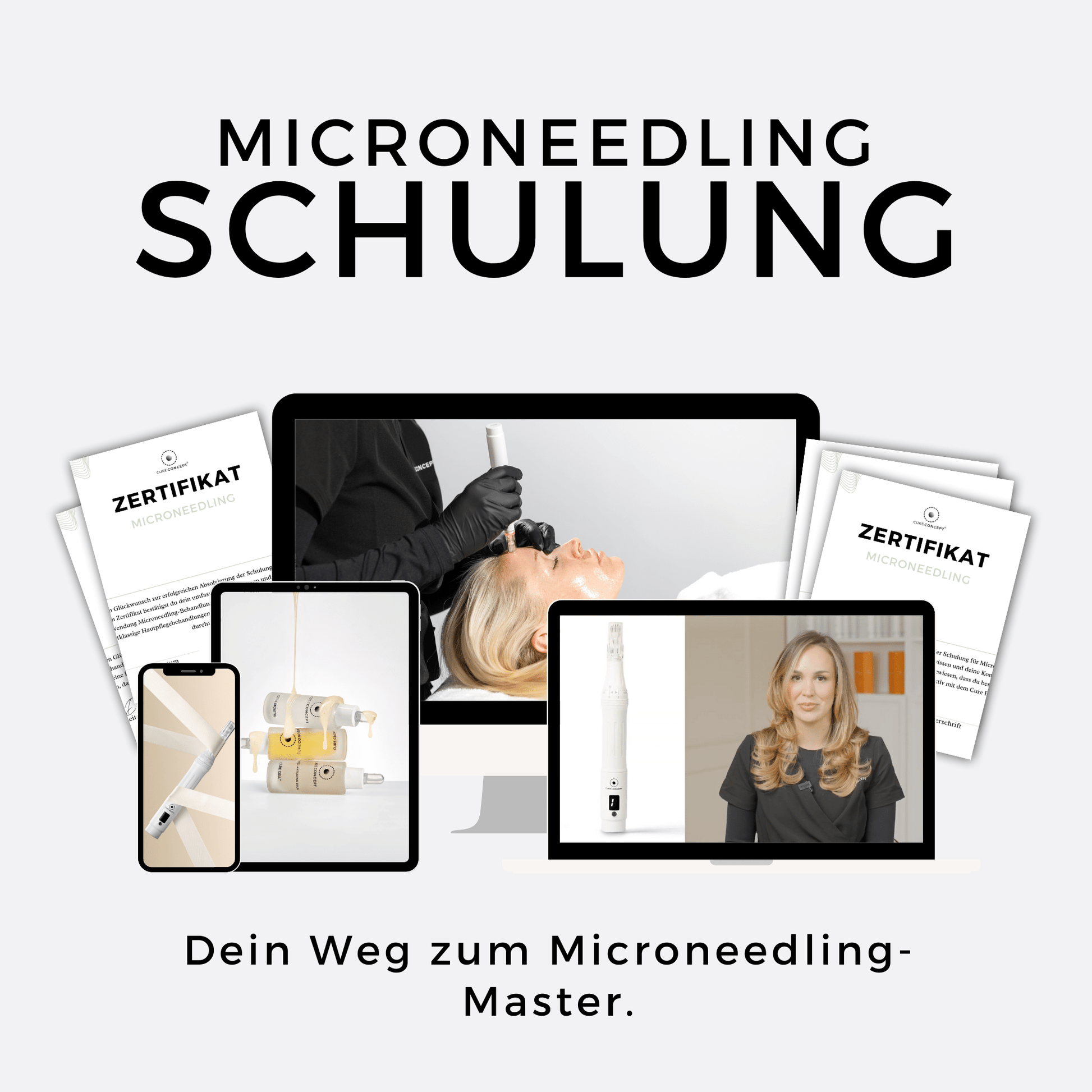 Microneedling Online Schulung - Cure Concept