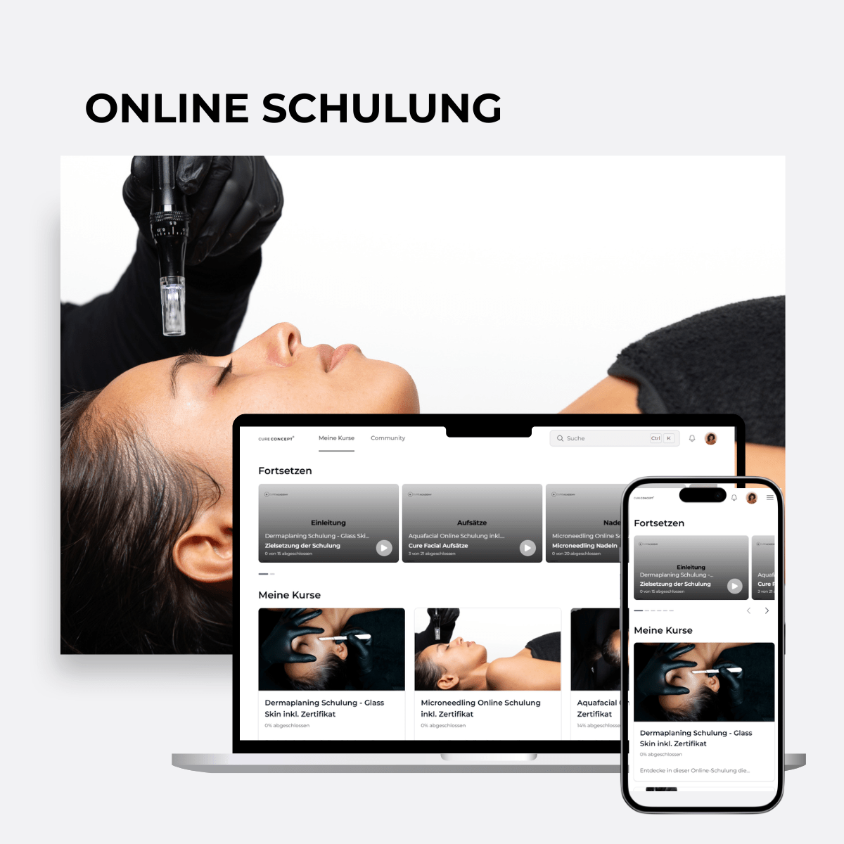 MICRONEEDLING - Onlineschulung - Cure Concept
