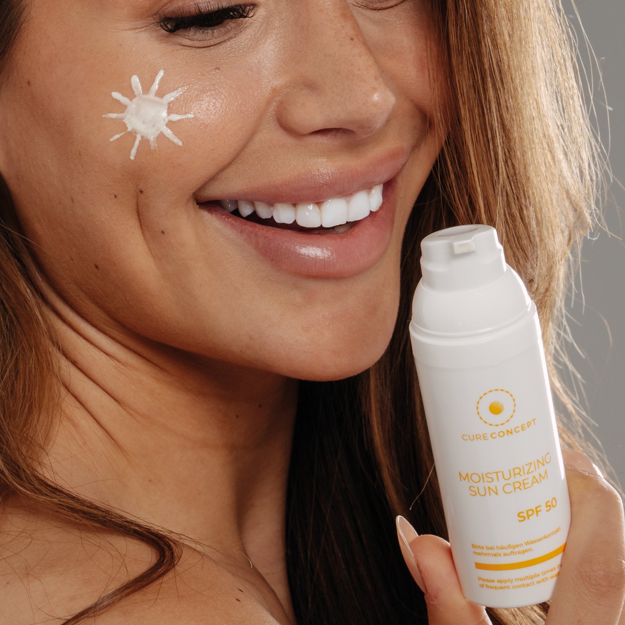 Moisturizing Sun Cream für das Gesicht - LSF 50 - 50 ml - Cure Concept