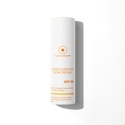 Moisturizing Sun Cream für das Gesicht - LSF 50 - 50 ml - Cure Concept