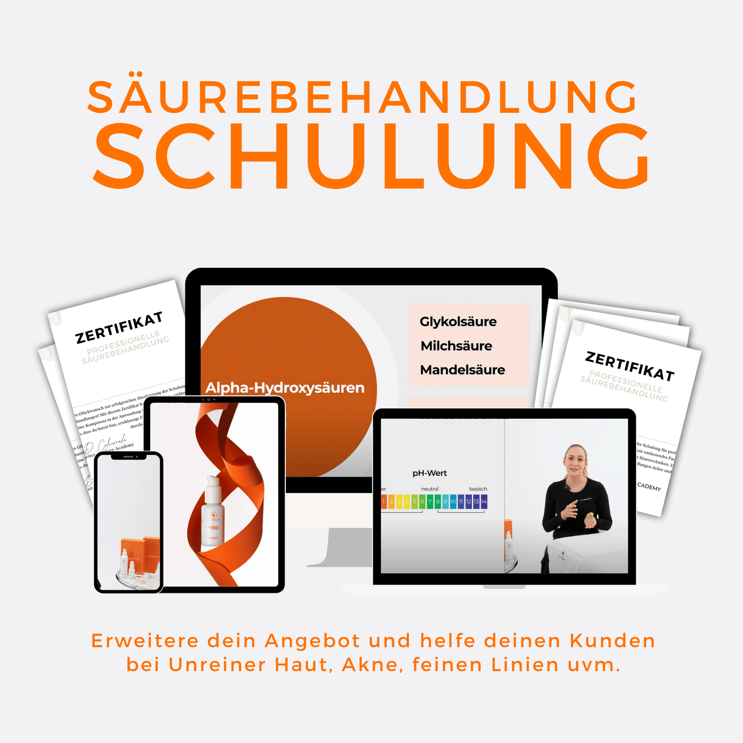 Professional Peeling inkl. Schulung - Cure Concept